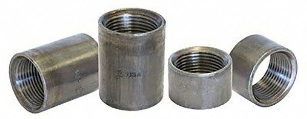 1  DOM BLK STL S/T HALF COUPLING