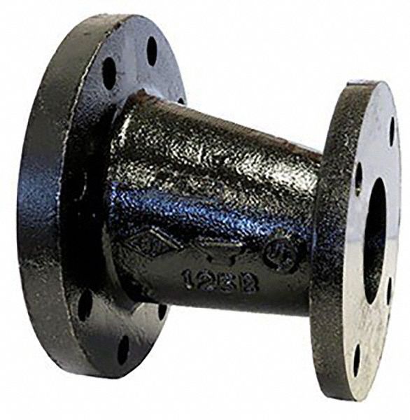 Eccentric Coupling Cast Iron 4 x 3 in