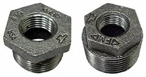 Hex Bushing Malleable Iron 3/4 x 3/8 in
