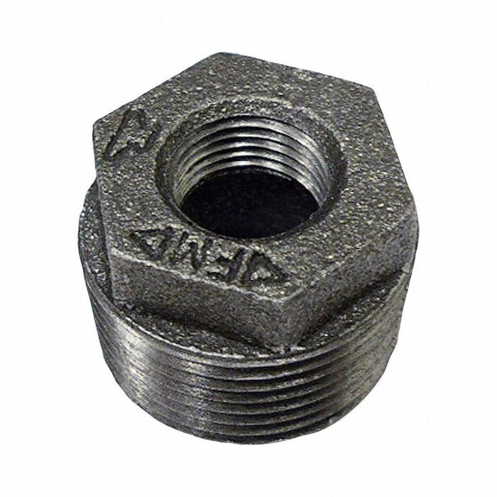 Hex Bushing Malleable Iron 3/4 x 1/2 in