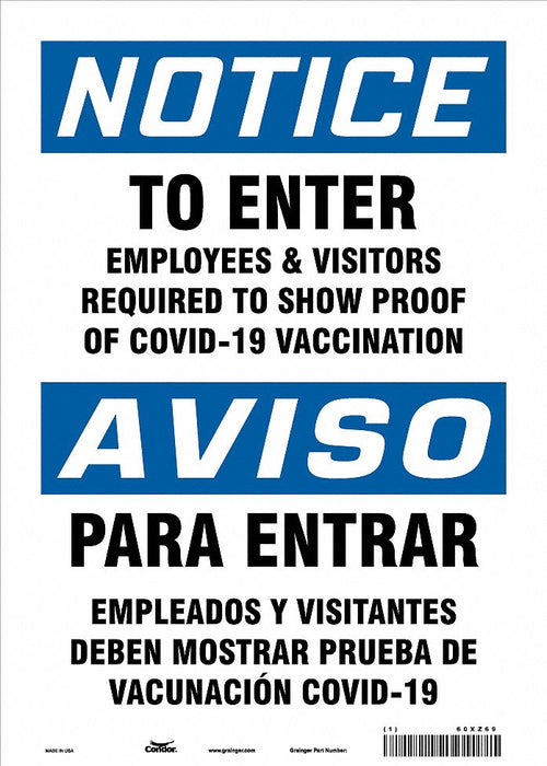 Vaccine Proof Safety Sign