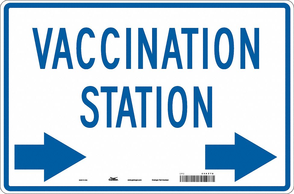 Vaccination Traffic Sign