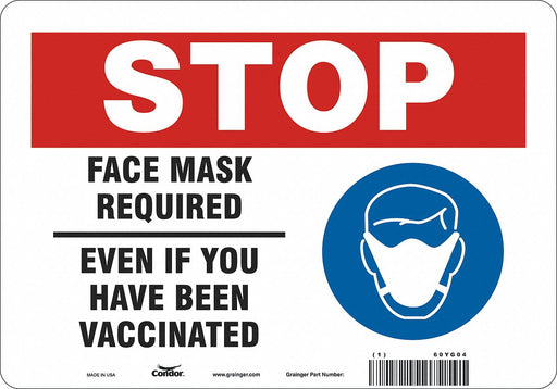Facemask Reminder Safety Sign