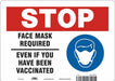 Facemask Reminder Safety Sign