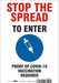 Employee/Visitor Vaccine Proof Sign