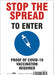Employee/Visitor Vaccine Proof Sign