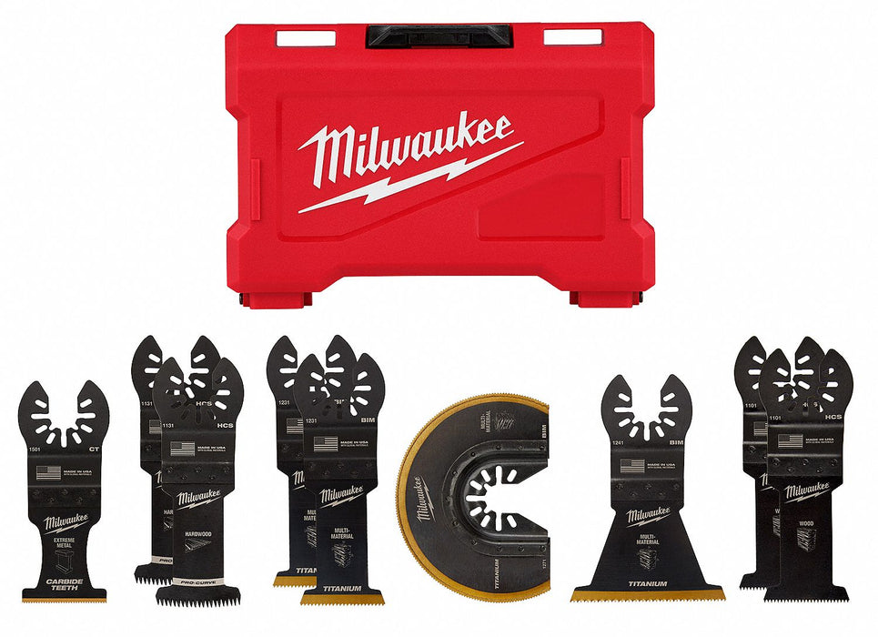 OscilToolBladeSet 9pcs W 1.375 to3.5 