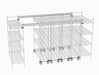 Overhead Track Shelving Complete Kit
