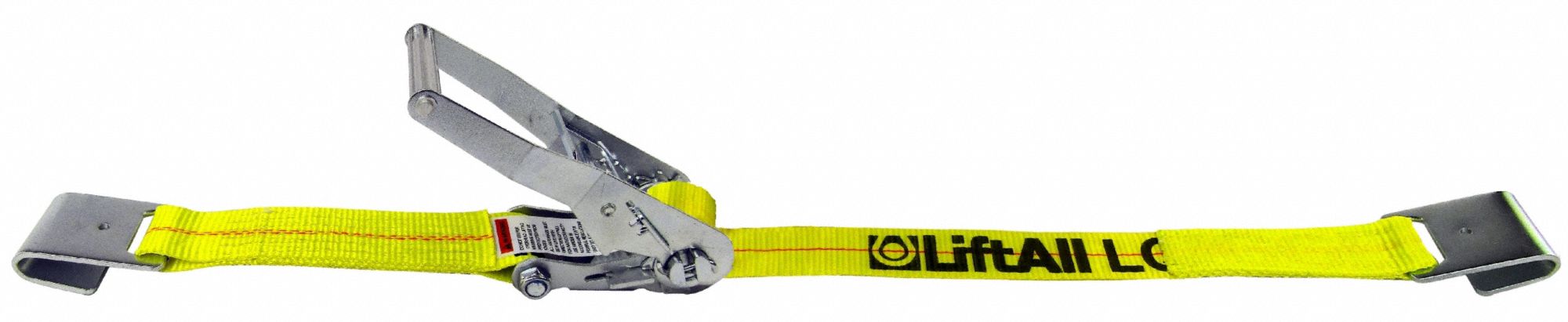 M6855 Tie Down Strap Flat-Hook Yellow