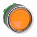 Flush Push Button Orange No Lamp 22mm