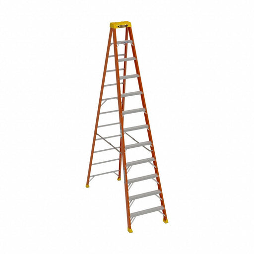 Stepladder Fiberglass 12 ft H 300 lb Cap