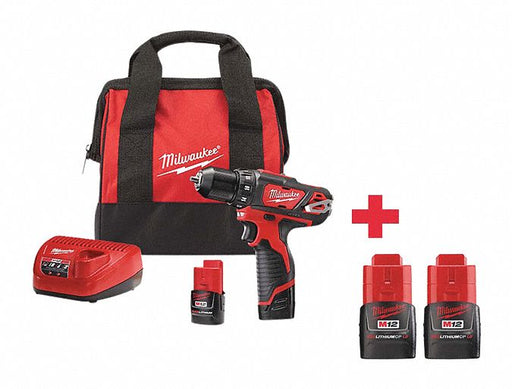 Drill Kit Cordless 2 000 RPM 18V DC