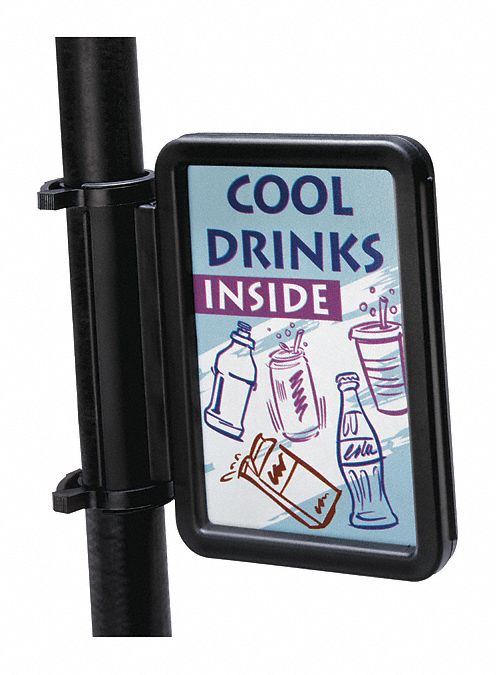 Sqawker Sign Holder 6 pcs. Black