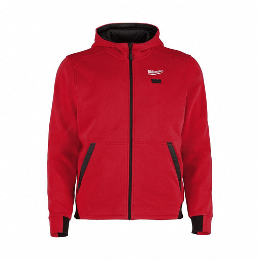 Heated Hoodie XL Zipper Red Red