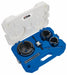 Hole Saw Kit 11pcs Sizes 2.125 -4.625 