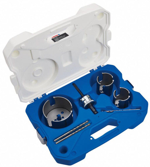 Hole Saw Kit 7pcs Sizes 2.125 -3.625 