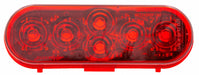 LED Red Oval Stop/Tail/Turn Lens