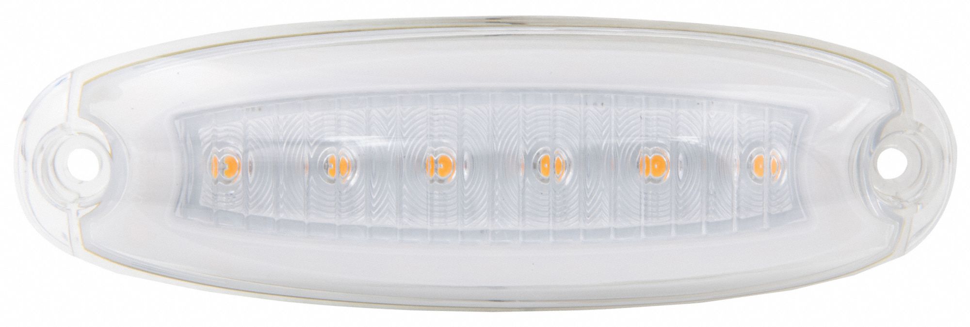 Oval Marker P2/P3/PC Amber Clear