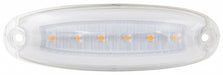 Oval Marker P2/P3/PC Amber Clear