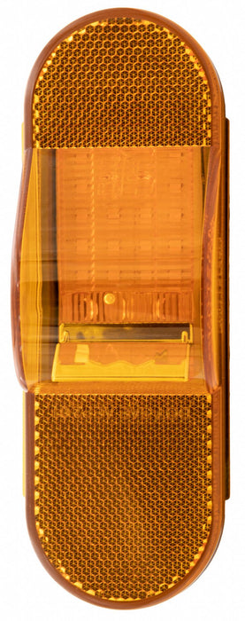 Oval Amber Side Turn w/Reflector