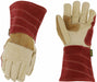 Welding Gloves Tan/Red 12 PR