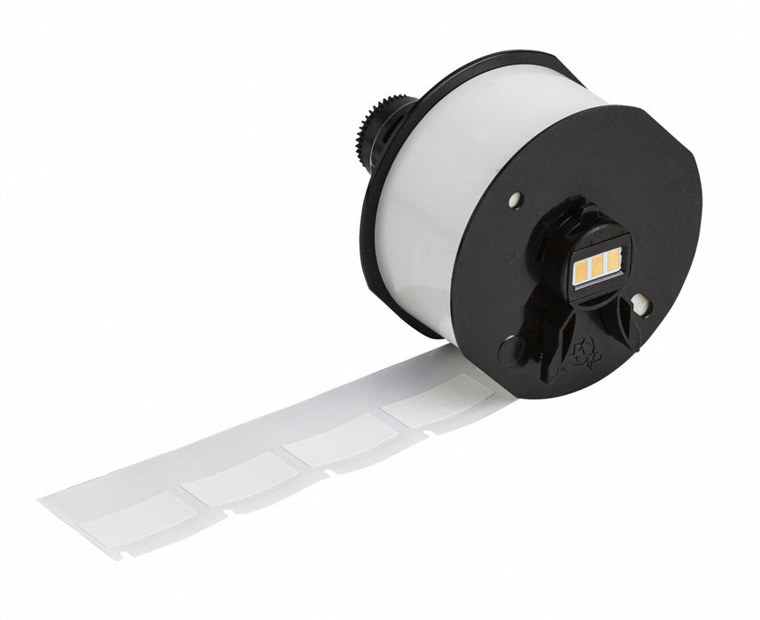 Wraparound Label White Vinyl 1/2 in W