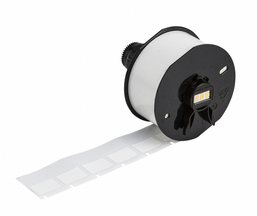 Wraparound Label White Vinyl 1/2 in W