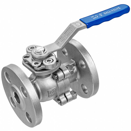 Manual 2-Way Ball Valve Flange 316 SS