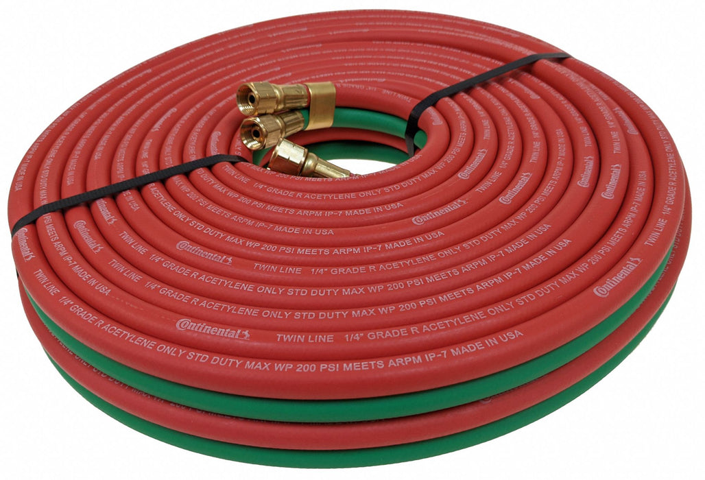Twin Line Welding Hose 1/4 100 ft.
