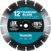 Diamond Blade 12 dia 6300 RPM Max Speed