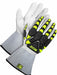 VF Lthr Gloves Blk/W/Y 2XL 61JZ14 PR