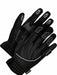 VF Lthr Gloves Blk/W/Y L 61JZ21 PR