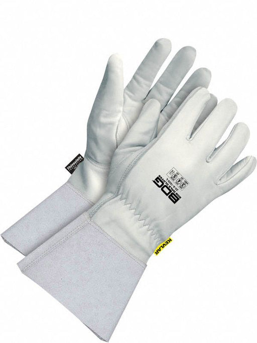 Leather Gloves A4 Gauntlet Cuff XL