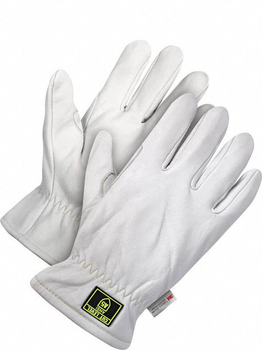 Leather Gloves A5 Shirred Slip-On S