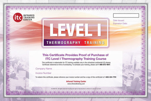 Level I Electrical Thermography Cert