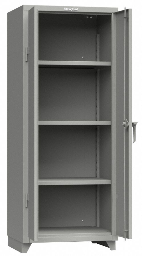Strg Cab 75 x30 x24 DstGry 3Shlv