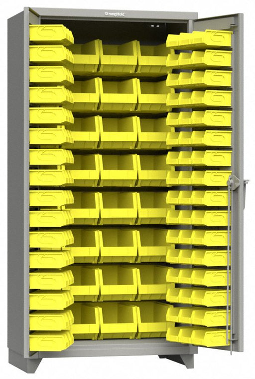 Bin Cab 75 x36 x24 DstGry 126YlwBns