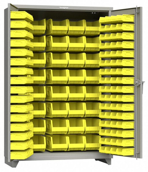 Bin Cab 75 x48 x24 DstGry 126YlwBns