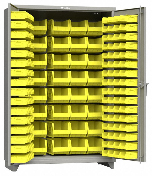 Bin Cab 75 x48 x24 DstGry 126YlwBns