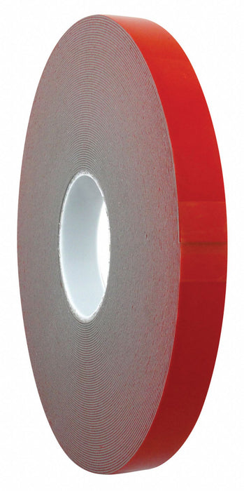 Foam Tape Gray 36 yd L 1/2 in W