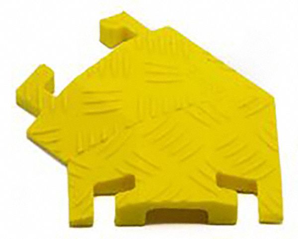 Cable Protector 1Channel 11-3/4 W Yellow