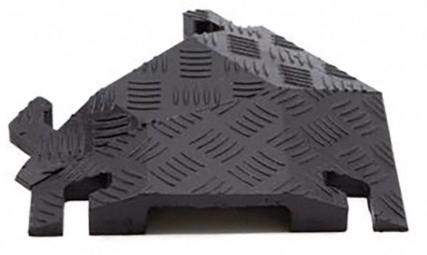 Cable Protector 1 Channel 11-3/4 W Black
