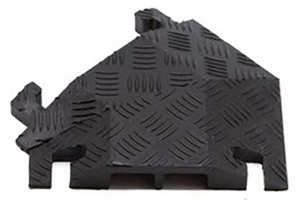 Cable Protector 2 Channel 11-3/4 W Black