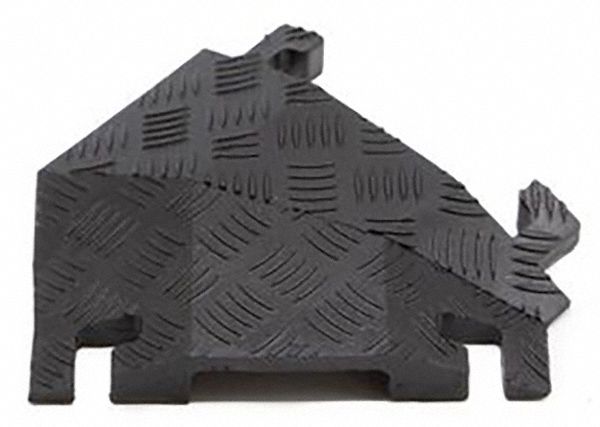 Cable Protector 1 Channel 11-3/4 W Black