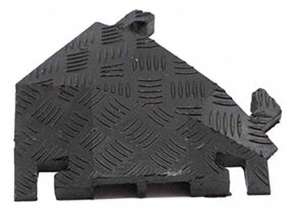Cable Protector 2 Channel 11-3/4 W Black