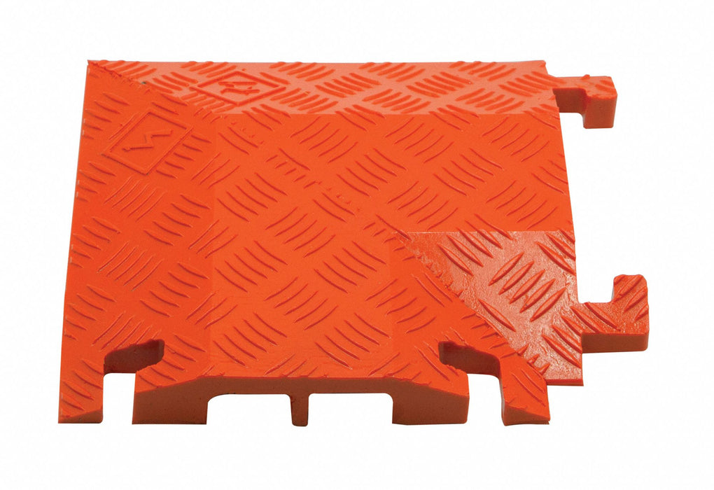 Cable Protector 2Channel 11-3/4 W Orange