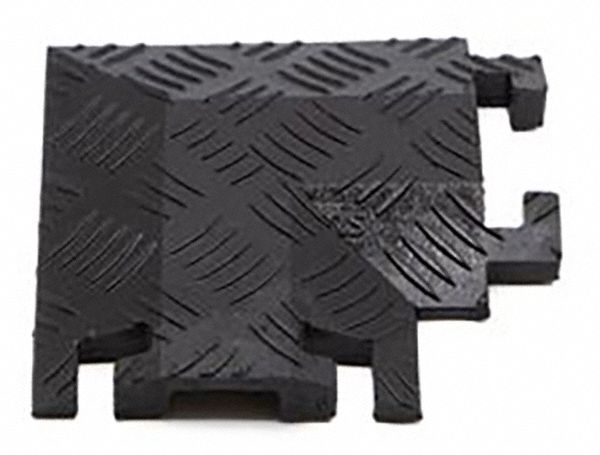 Cable Protector 1 Channel 11-3/4 W Black