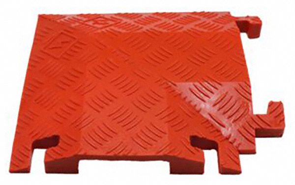 Cable Protector 1Channel 11-3/4 W Orange