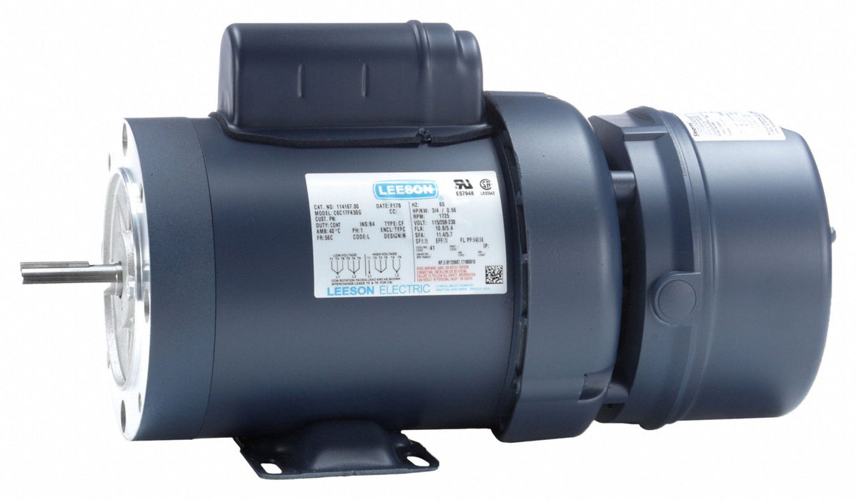 BrakeMotor 3/4hp 1725RPM 115/208-230VAC