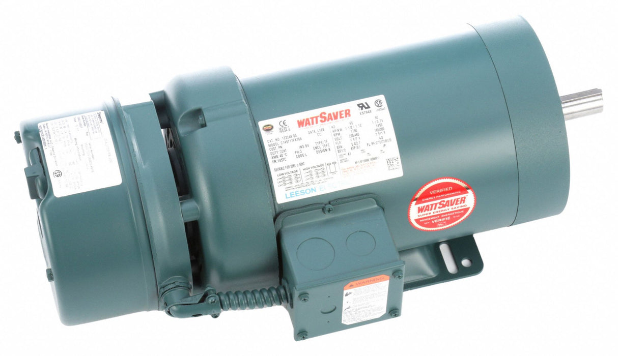 BrakeMotor 1-1/2hp 1750RPM 230/460VAC